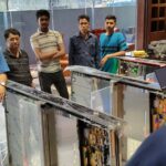 Swing Barrier Gate Installation